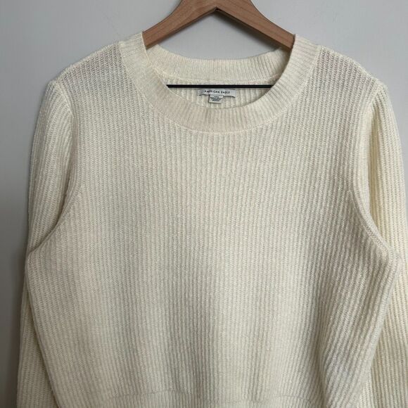 American Eagle Balloon Sleeve Crewneck Sweater - Picture 3 of 8